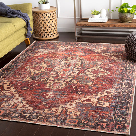Amelie AML-2308 9' x 12' Machine Woven Washable Area Rug
