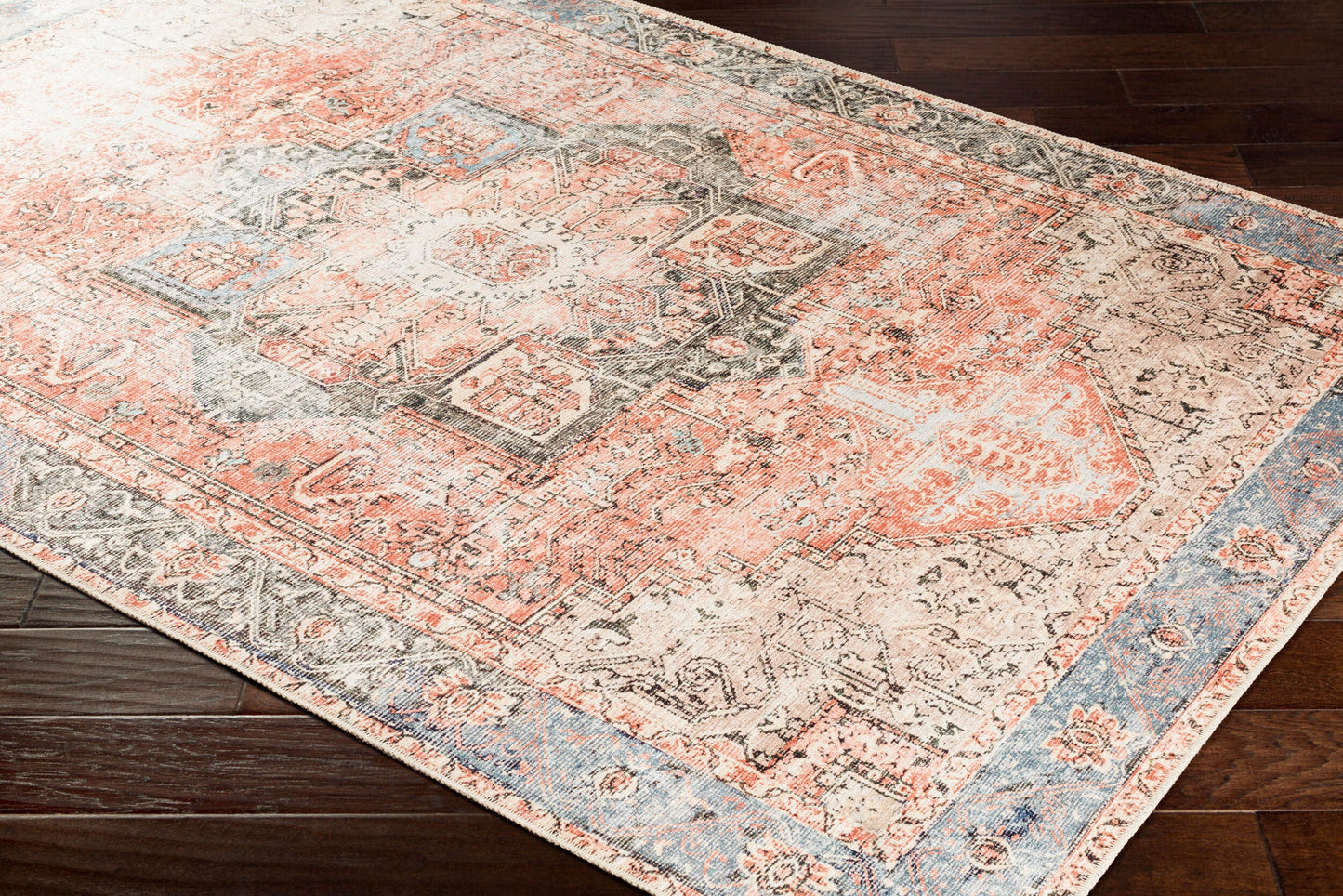Alfombra decorativa lavable a máquina Amelie AML-2309 de 2' x 3'