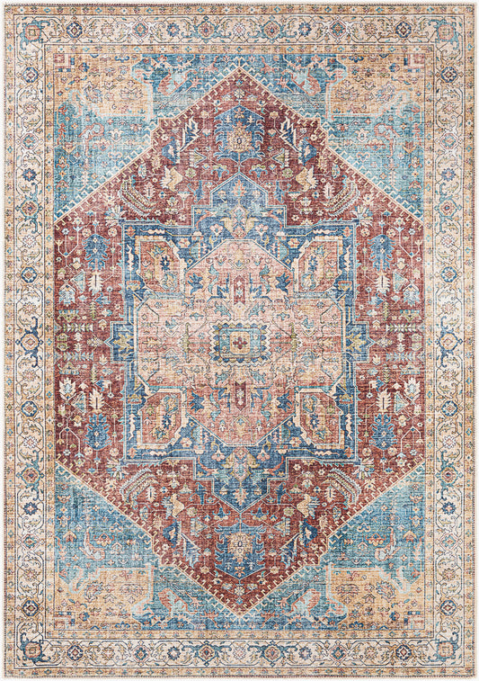 Alfombra decorativa lavable a máquina Amelie AML-2310 de 2' x 3'