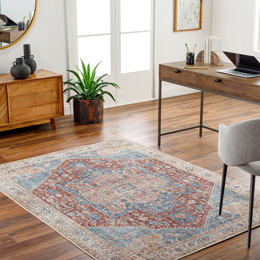 Alfombra decorativa lavable a máquina Amelie AML-2310 de 2' x 3'