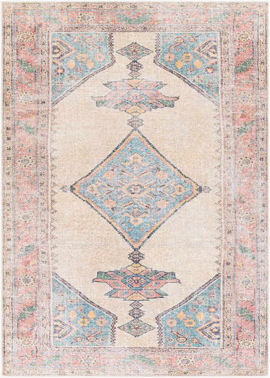Alfombra decorativa lavable a máquina Amelie AML-2313 de 2' x 3'