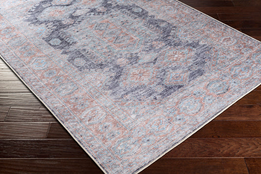 Amelie AML-2314 8ft Runner Machine Woven Washable Runner Rug