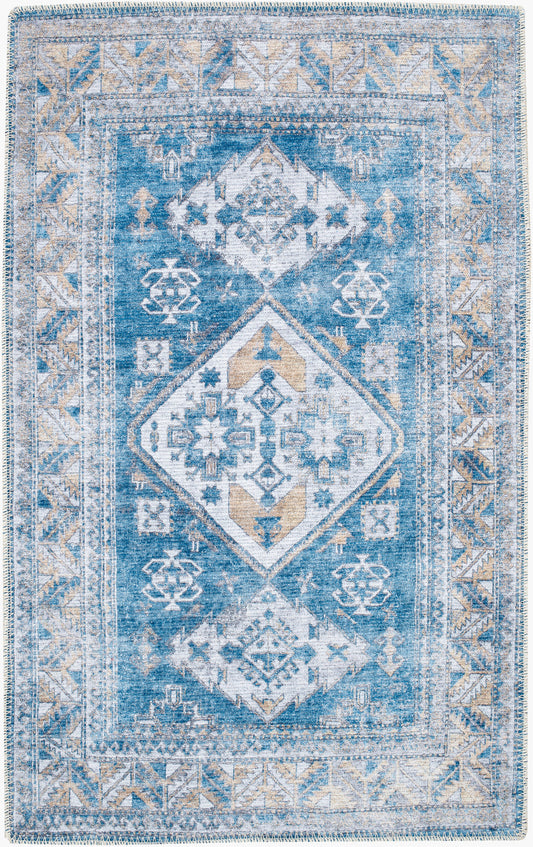 Alfombra decorativa lavable a máquina Amelie AML-2315 de 2' x 3'