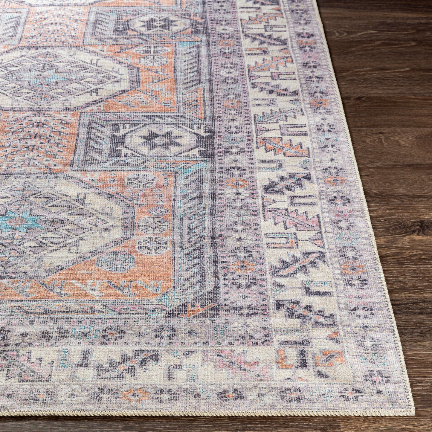Alfombra decorativa lavable a máquina Amelie AML-2316 de 2' x 3'