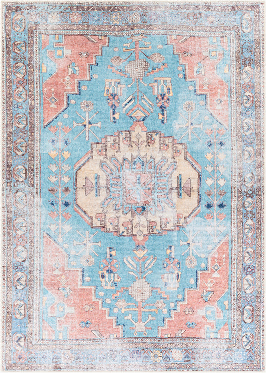 Amelie AML-2318 5' x 7' Machine Woven Washable Area Rug