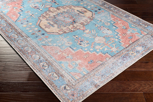 Amelie AML-2318 5' x 7' Machine Woven Washable Area Rug