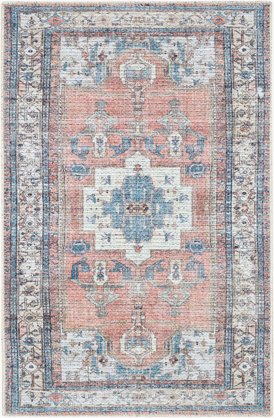 Alfombra decorativa lavable a máquina Amelie AML-2319 de 2' x 3'