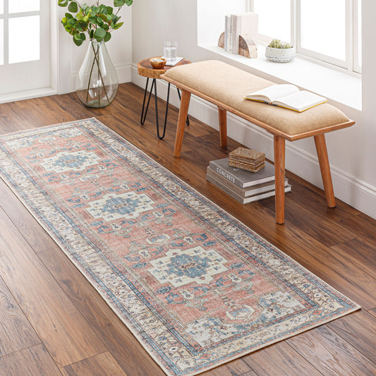 Alfombra de corredor lavable a máquina Amelie AML-2319 de 2,4 m