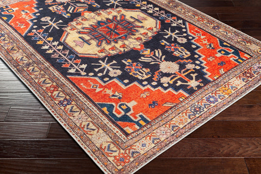 Alfombra decorativa lavable a máquina Amelie AML-2322 de 2' x 3'