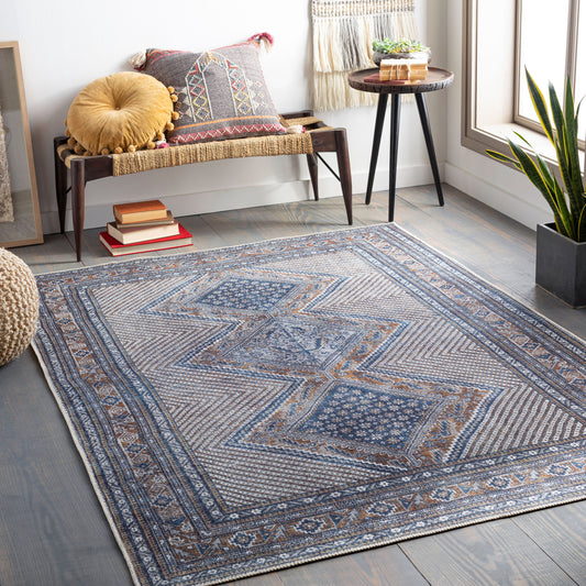 Amelie AML-2323 2' x 3' Machine Woven Washable Accent Rug