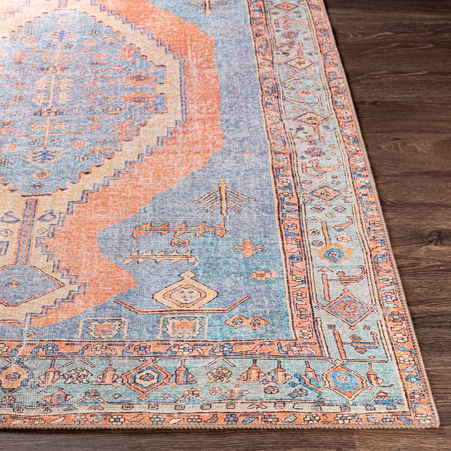 Amelie AML-2325 8' x 10' Machine Woven Washable Area Rug