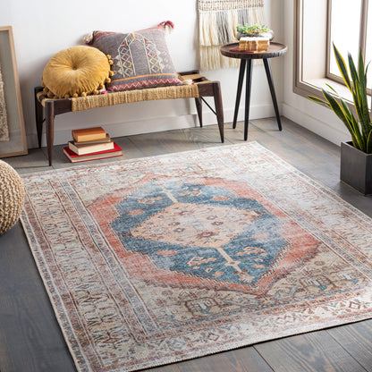 Amelie AML-2329 5' x 7' Machine Woven Washable Area Rug