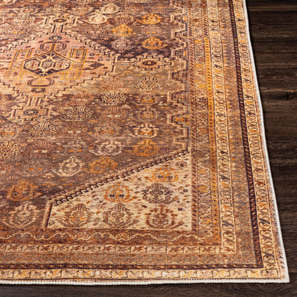 Amelie AML-2333 8ft Runner Machine Woven Washable Runner Rug