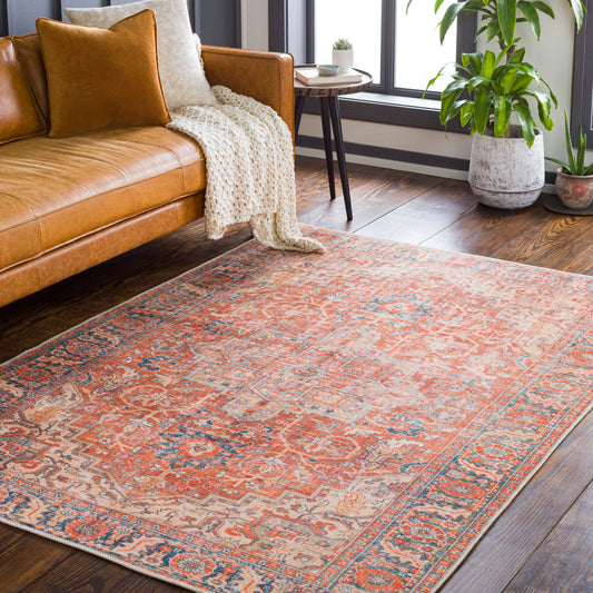 Amelie AML-2334 9' x 12' Machine Woven Washable Area Rug