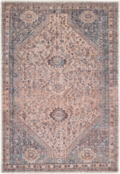 Alfombra decorativa lavable a máquina Amelie AML-2335 de 2' x 3'