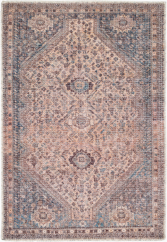 Alfombra decorativa lavable a máquina Amelie AML-2335 de 2' x 3'