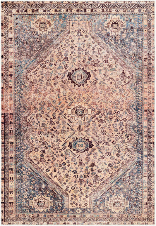 Amelie AML-2335 6' x 9' Machine Woven Washable Area Rug