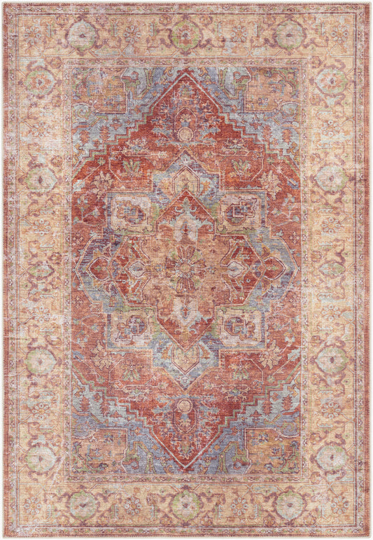 Amelie AML-2336 5' x 7' Machine Woven Washable Area Rug