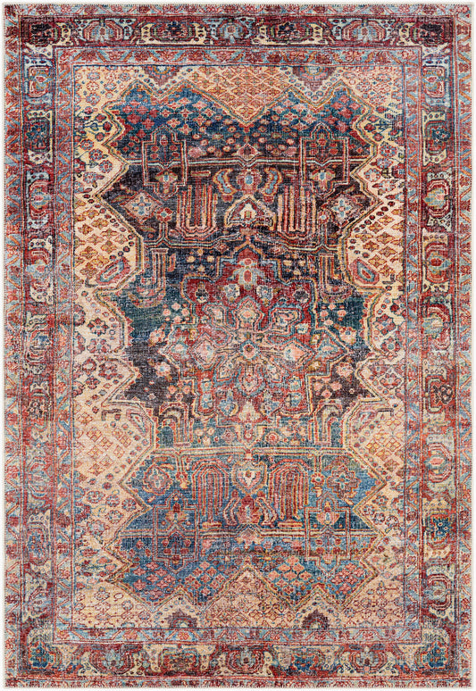 Amelie AML-2337 5' x 7' Machine Woven Washable Area Rug