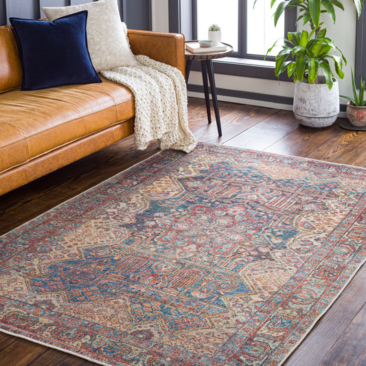 Amelie AML-2337 5' x 7' Machine Woven Washable Area Rug