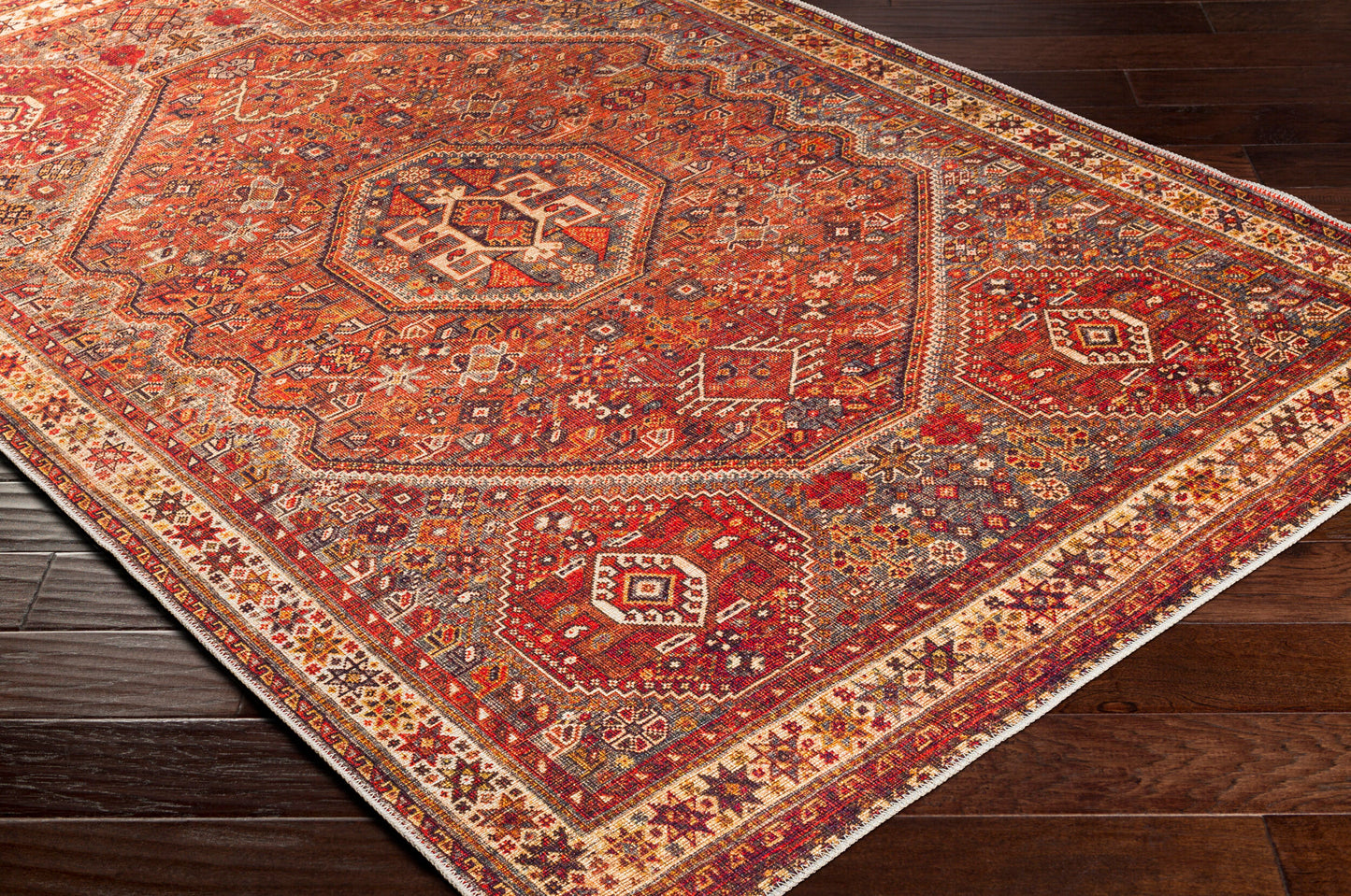 Alfombra decorativa lavable a máquina Amelie AML-2339 de 2' x 3'