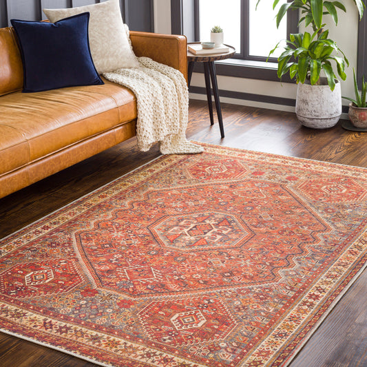 Alfombra decorativa lavable a máquina Amelie AML-2339 de 2' x 3'