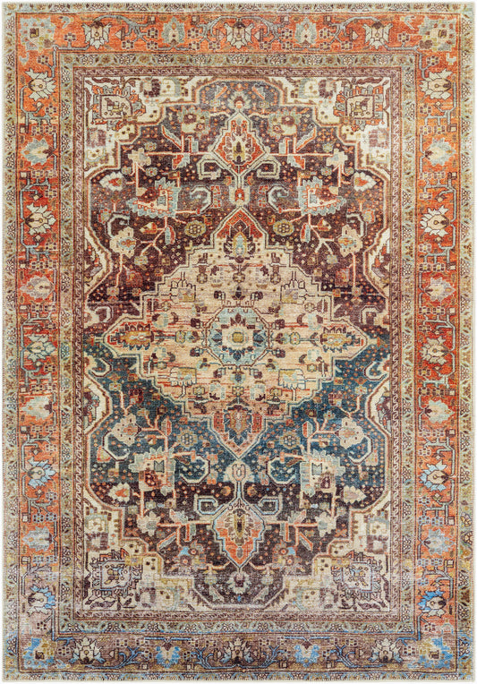 Amelie AML-2343 9' x 12' Machine Woven Washable Area Rug