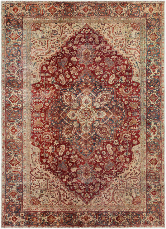 Amelie AML-2344 5' x 7' Machine Woven Washable Area Rug