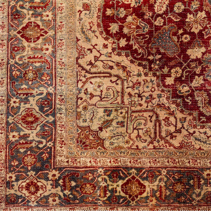 Amelie AML-2344 8ft Runner Machine Woven Washable Runner Rug