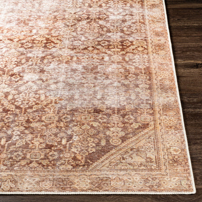Amelie AML-2345 8ft Runner Machine Woven Washable Runner Rug