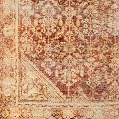 Amelie AML-2345 8ft Runner Machine Woven Washable Runner Rug
