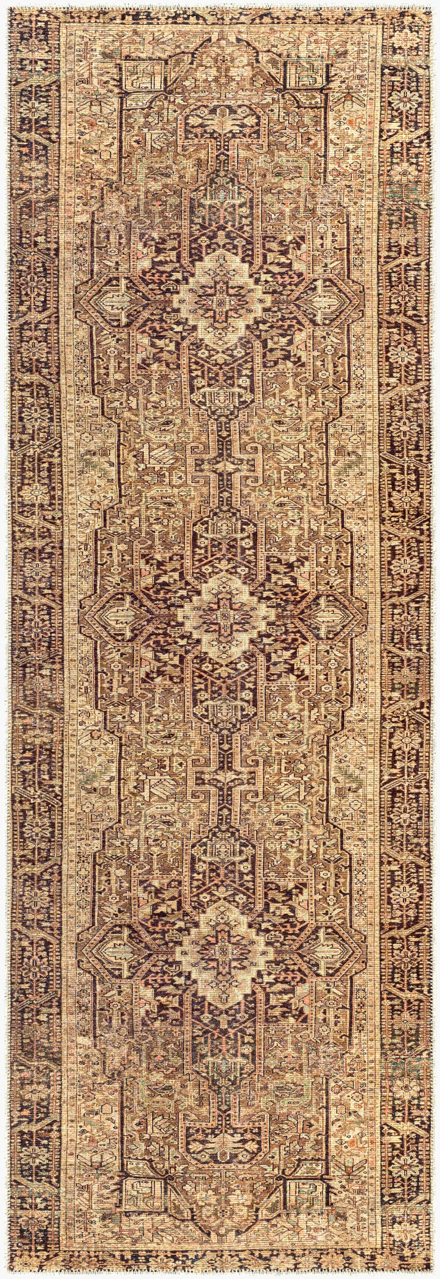 Alfombra de corredor lavable a máquina Amelie AML-2348 de 8 pies