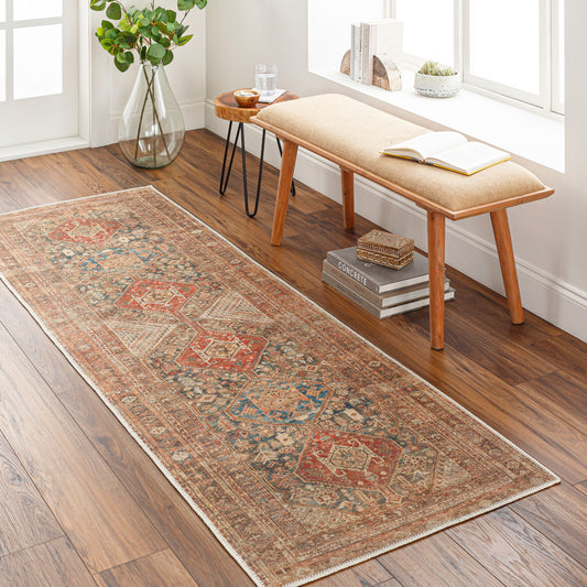 Alfombra de corredor lavable a máquina Amelie AML-2354 de 8 pies
