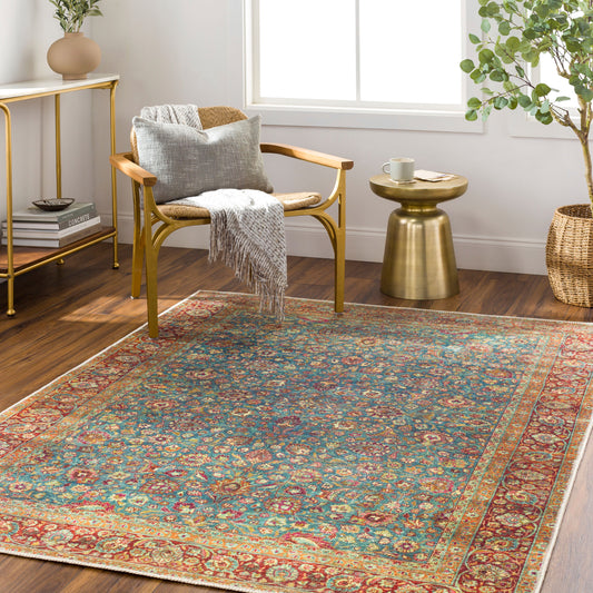 Alfombra decorativa lavable a máquina Amelie AML-2356 de 2' x 3'