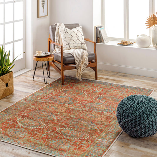 Amelie AML-2357 5' x 7' Machine Woven Washable Area Rug