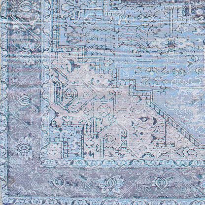 Amelie AML-2358 16ft Runner Machine Woven Washable Runner Rug