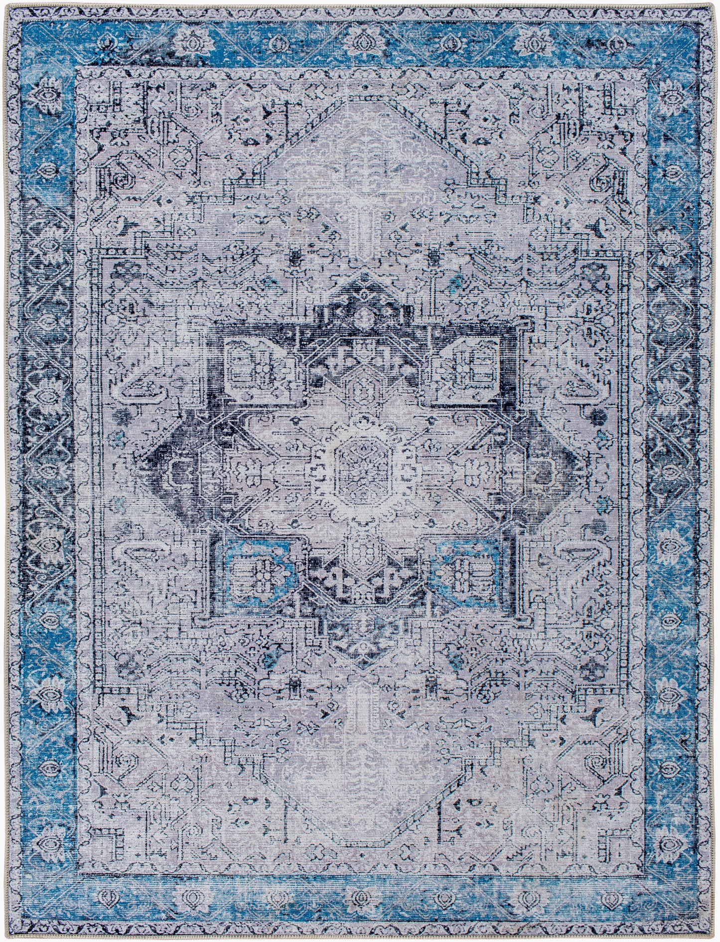 Amelie AML-2359 9' x 12' Machine Woven Washable Area Rug