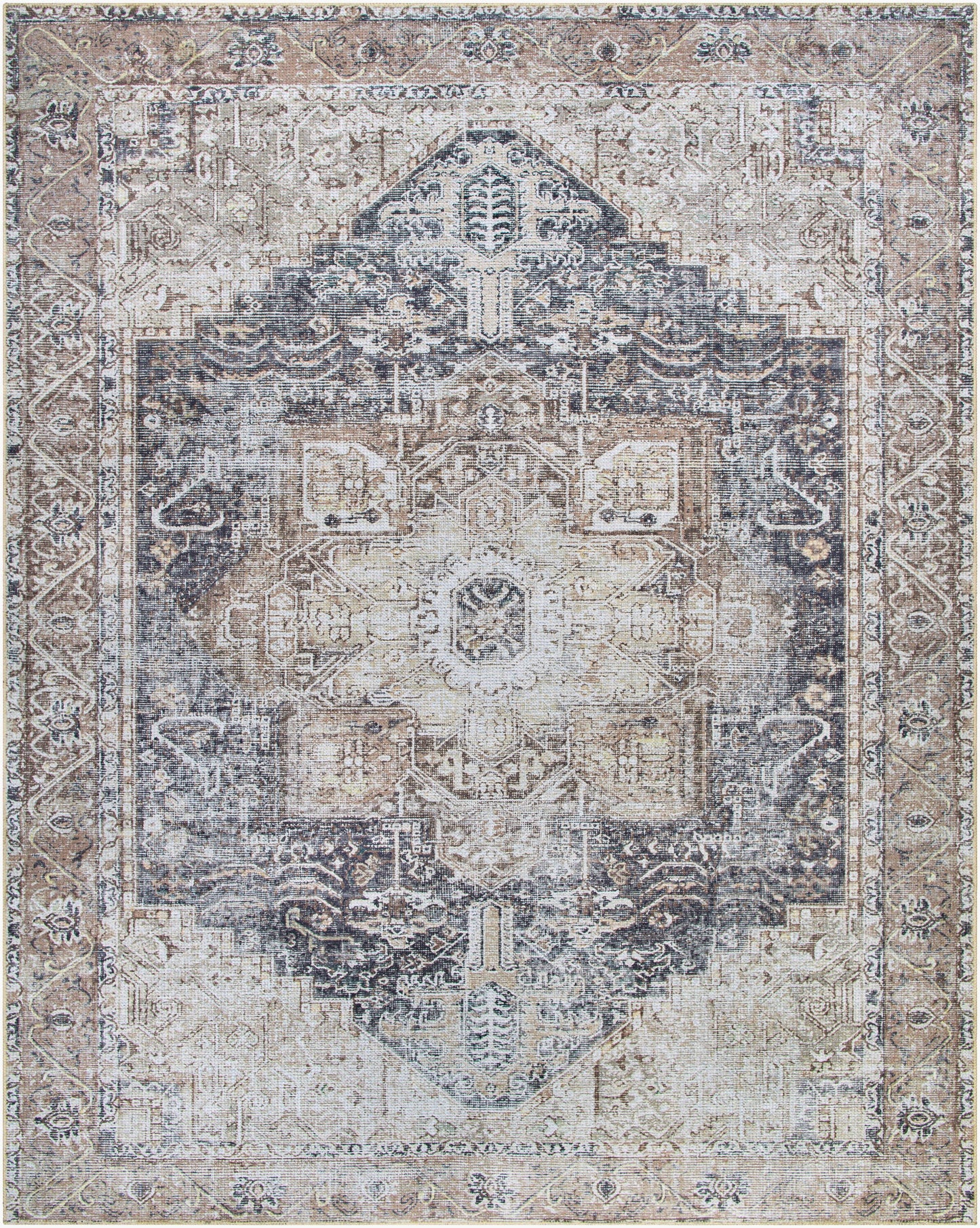 Amelie AML-2360 8' x 10' Machine Woven Washable Area Rug