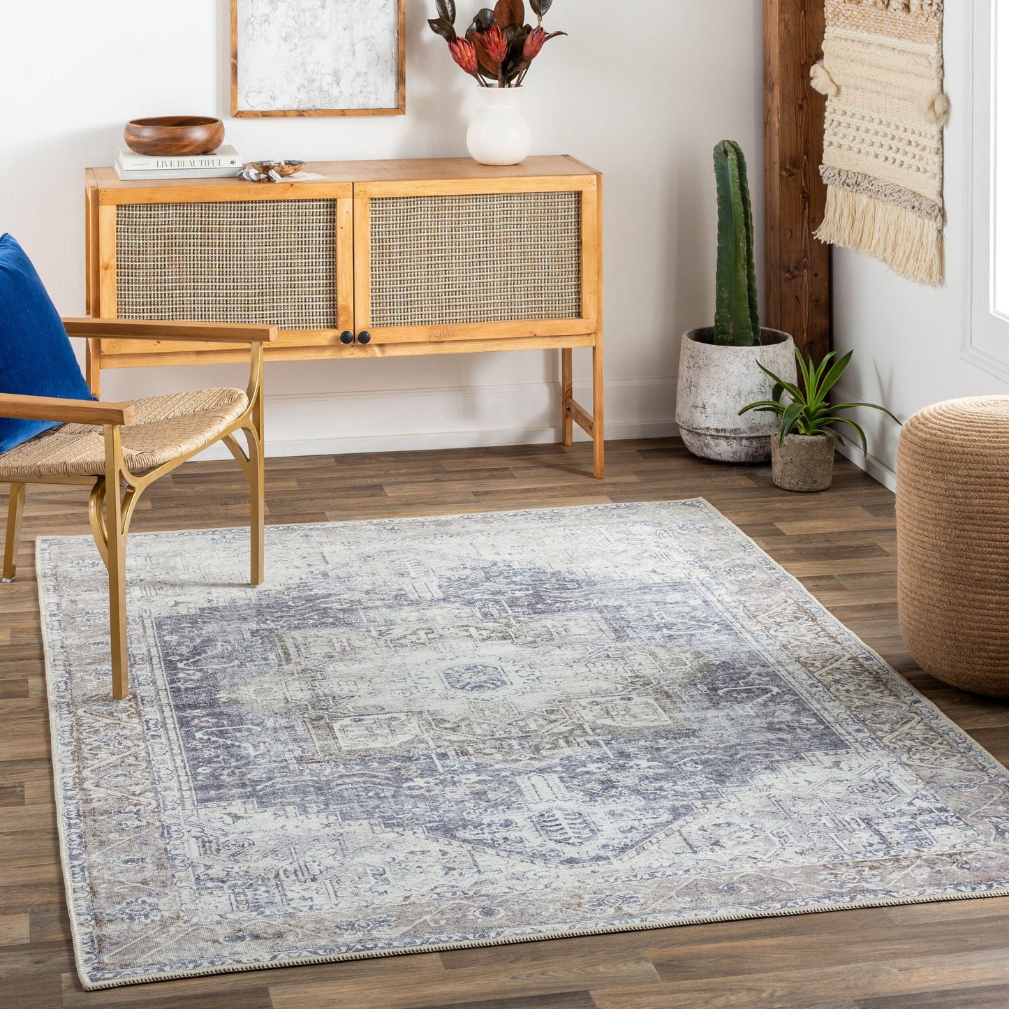 Amelie AML-2360 8' x 10' Machine Woven Washable Area Rug