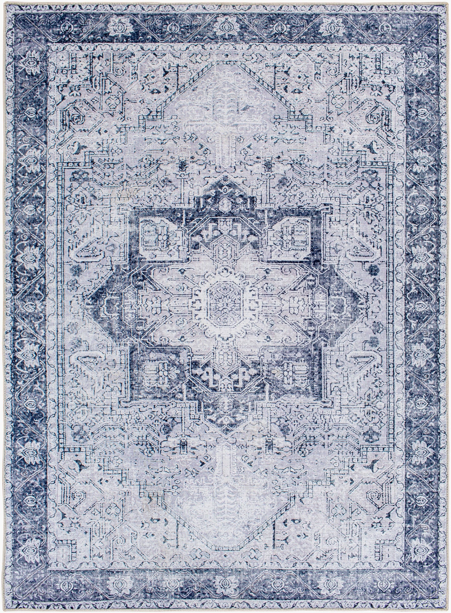 Amelie AML-2361 5' x 7' Machine Woven Washable Area Rug