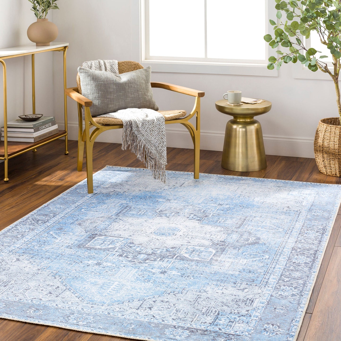 Amelie AML-2362 8' x 10' Machine Woven Washable Area Rug
