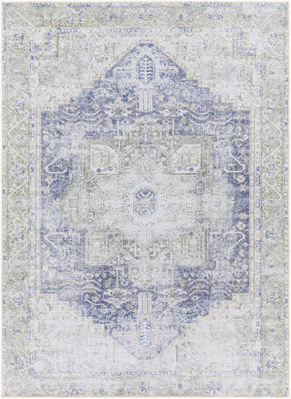 Alfombra tejida a máquina lavable Amelie AML-2363 de 1,52 m x 2,13 m