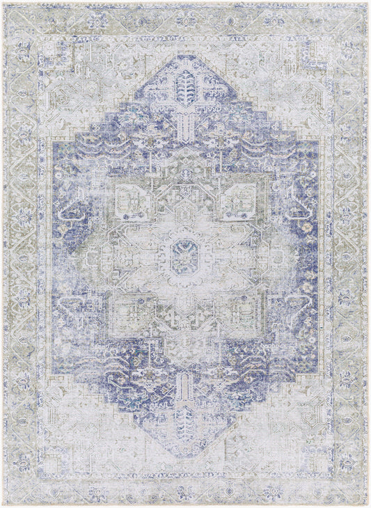 Alfombra tejida a máquina lavable Amelie AML-2363 de 1,52 m x 2,13 m