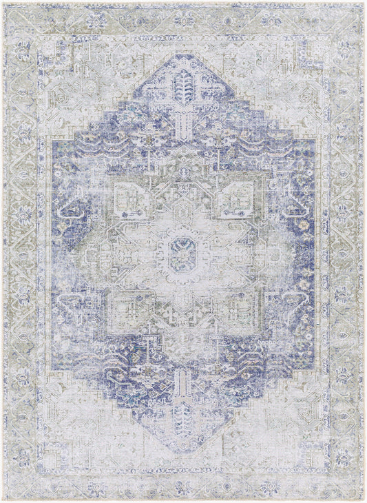 Amelie AML-2363 5' x 7' Machine Woven Washable Area Rug