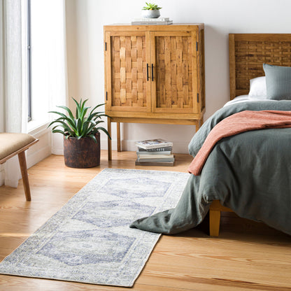 Amelie AML-2363 14ft Runner Machine Woven Washable Runner Rug