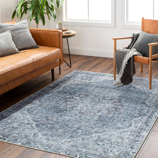 Amelie AML-2364 9' x 12' Machine Woven Washable Area Rug