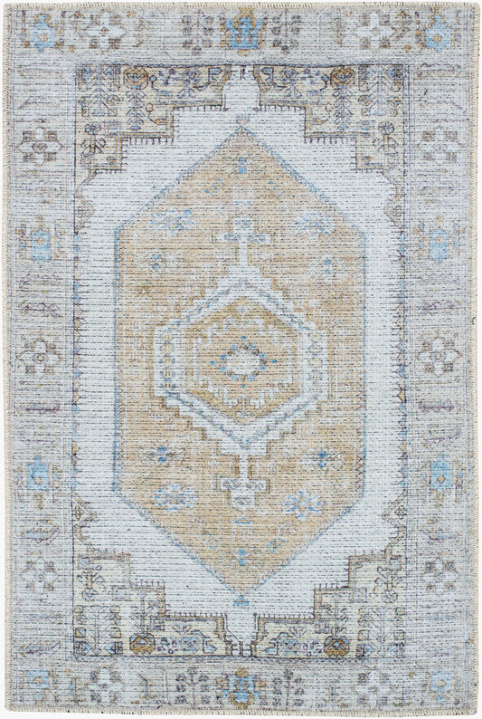 Alfombra decorativa lavable a máquina Amelie AML-2369 de 2' x 3'