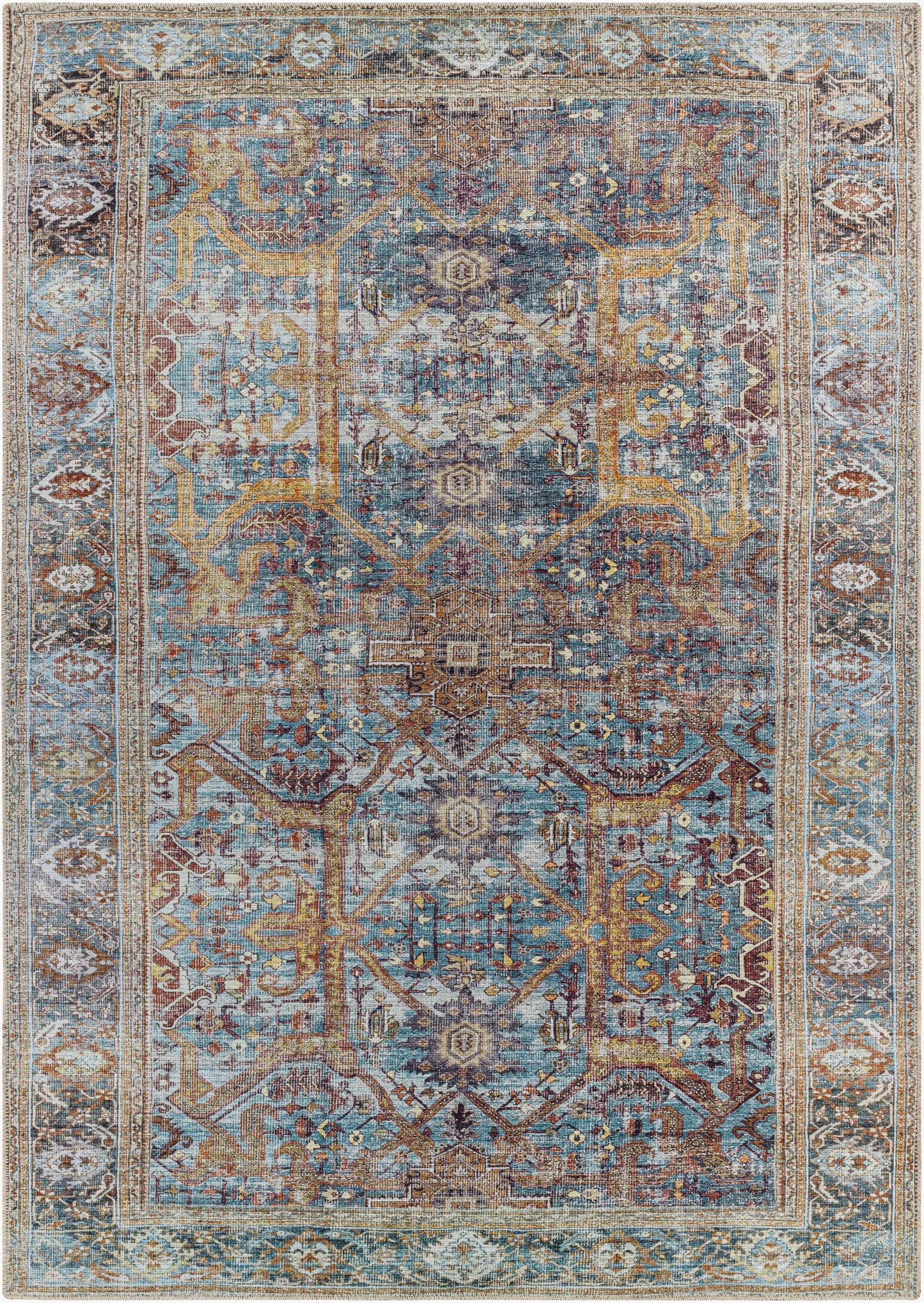 Amelie AML-2370 9' x 12' Machine Woven Washable Area Rug