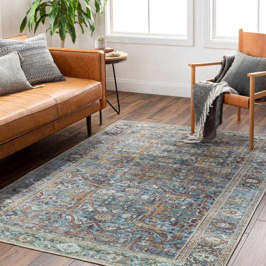 Amelie AML-2370 9' x 12' Machine Woven Washable Area Rug