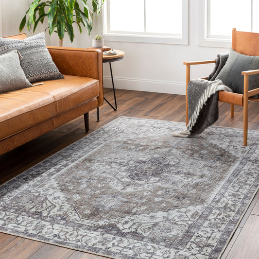 Amelie AML-2371 9' x 12' Machine Woven Washable Area Rug